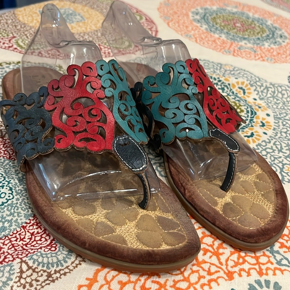 Spring Step Multicolor Sandals - image 1